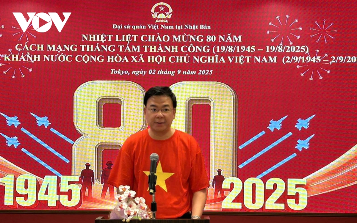 Cộng đồng Việt Nam rạng rỡ, tự hào trong Tết Độc lập tại Nhật Bản